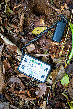 Instrument for measuring soil humidity at research station ?La Selva? in Puerto Viejo de Sarapiqui, Costa Rica