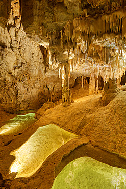 Interior view of the Grotte des Moidons, Molain, Jura, France