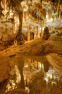 Interior view of the Grotte des Moidons, Molain, Jura, France