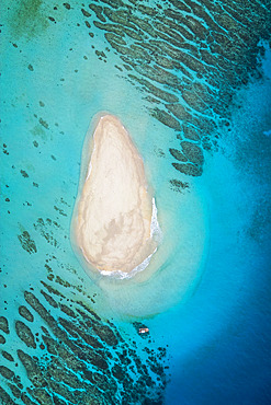 Islet of white sand in the north of Mayotte's lagoon, bordering the Choisil pass.