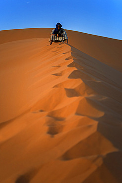 Dunes, Erg Chebbi desert. Merzouga, Morocco.