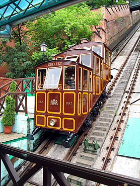 old historical railway built 1870 Budapest Hungary