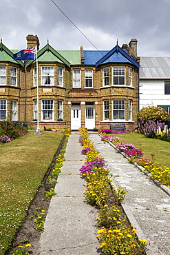 Houses in Port Stanley, the capital of the Falkland Islands.