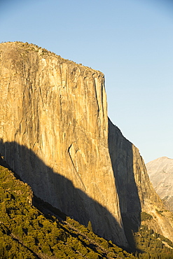 El Capitan, the most famous big wall in the Yosemite Valley, California, USA.