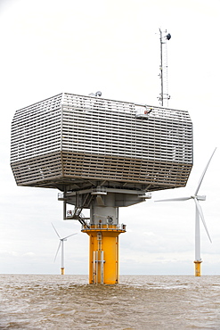 Gunfleet Sands offshore wind farm, including the sub station is owned and operated by Dong energy. It consists of 48 turbines off Brightlingsea in essex, UK, and has a capacity of 172 MW, enough to power 125,000 homes