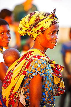 In mid January 2015, a three day period of excessive rain brought unprecedneted floods to the small poor African country of Malawi. It displaced nearly quarter of a million people, devastated 64,000 hectares of alnd, and killed several hundred people. This shot shows a mother and child in Chiteskesa refugee camp, near Mulanje.