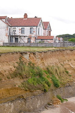 Happisburgh on the fastest eroding section of the UK coast, Norfolk, England, United Kingdom, Europe