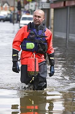 Unprecedented floods in 2007, Bentley, South Yorkshire, England, United Kingdom, Europe