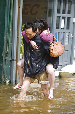 Unprecedented floods in 2007, Bentley, South Yorkshire, England, United Kingdom, Europe