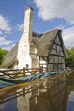 Floods of July 2007, Tewkesbury, Gloucestershire, England, United Kingdom, Europe