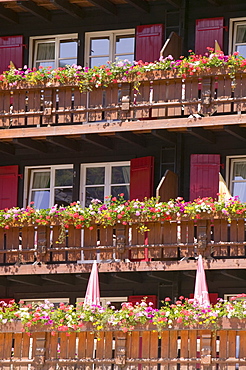 A chalet in Zermatt, Switzerland, Europe