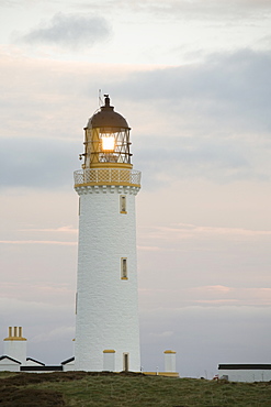 The Lighthouse on the Mull of Galloway on the Rhins of Galloway, Scotland, United Kingdom, Europe