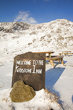 The summit of Kirkstone Pass in the Lake District, Cumbria, England, United Kingdom, Europe