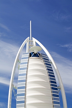 The iconic Burj al Arab hotel in Dubai, United Arab Emirates, Middle East