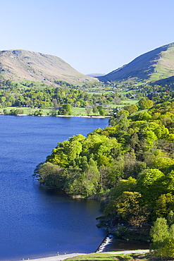 Grasmere from Loughrigg Terrace in the Lake District National Park, Cumbria, England, United Kingdom, Europe