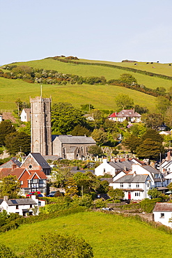 Berrynarbor village on the north Devon coast near Combe Martin, England, United Kingdom, Europe