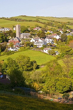 Berrynarbor village on the north Devon coast near Combe Martin, England, United Kingdom, Europe