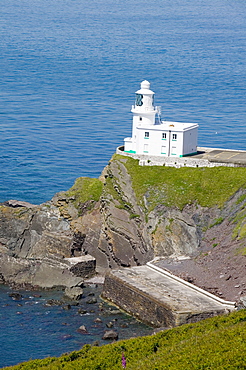 Lighthouse at Hartland Point in Devon, England, United Kingdom, Europe