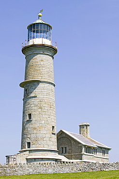 The old lighthouse on Lundy Island, Devon, England, United Kingdom, Europe