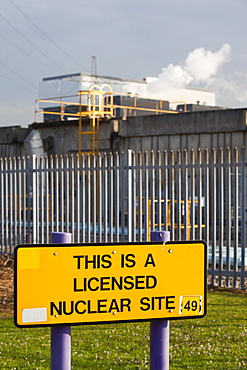 Heysham nuclear power station in Lancashire, England, United Kingdom, Europe