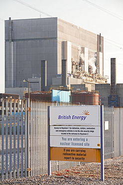 Heysham nuclear power station in Lancashire, England United Kingdom, Europe