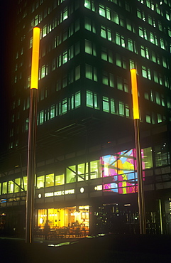 Tower block on Euston Road, London, England, United Kingdom, Europe