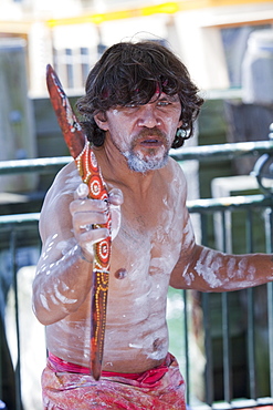 An aboriginal man in Sydney, New South Wales, Australia, Pacific