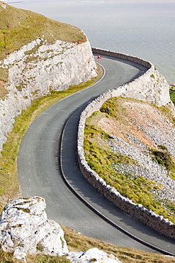 The toll road round the Great Orme near Llandudno, North Wales, United Kingdom, Europe