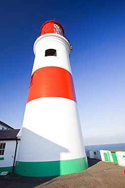 Souter lighthouse on the North East coast between Newcastle and Sunderland, South Tyneside, Tyne and Wear, England, United Kingdom, Europe