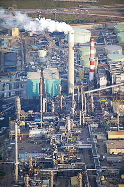 Tar sands deposits being mined at the Syncrude mine north of Fort McMurray, Alberta, Canada, North America