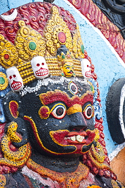 A Hindu shrine in Kathmandu, Nepal, Asia