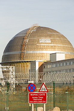 Sellafield nuclear power station near Seascale in West Cumbria, England, United Kingdom, Europe