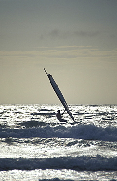 Windsurfing, Broad Haven, West Wales, UK     (rr)