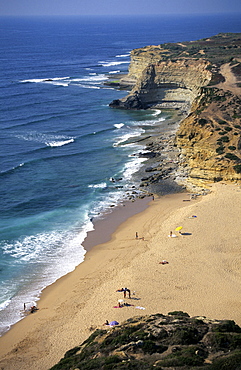 Beach and surf, Ribeira, Portugal, Europe