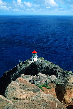 Makapu point lighthouse, East Oahu, Hawaii, United States of America, Pacific