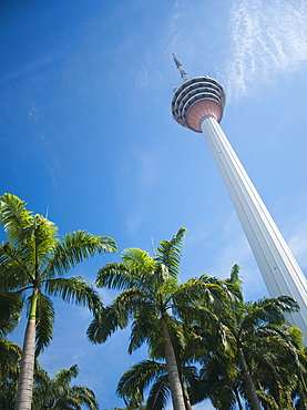 Kuala Lumpur Tower (Menara Kuala Lumpur, KL Tower), 421m. Kuala Lumpur, Selangor, Malaysia, Asia