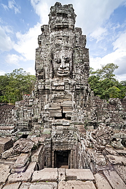 The Bayon, Angkor Thom, Angkor, UNESCO World Heritage Site, Siem Reap, Cambodia, Indochina, Southeast Asia, Asia