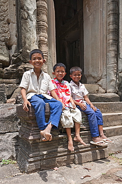 South Entrance, Angkor, Siem Reap, Cambodia, Indochina, Southeast Asia, Asia