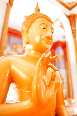 Statue, Karon Beach, Buddhist Temple, Phuket Island, Phuket, Thailand, Southeast Asia, Asia