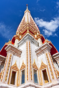 Karon Beach, Buddhist Temple, Phuket Island, Phuket, Thailand, Southeast Asia, Asia