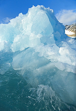 Iceberg formation. Longyearbyne, Svalbard, Norway