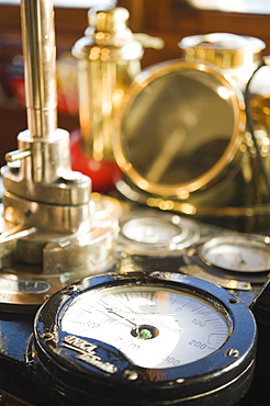 Maritime navigational instruments . Longyearbyne, Svalbard, Norway