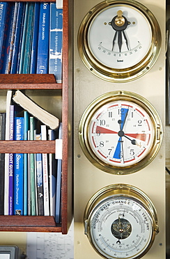 Maritime navigational instruments . Longyearbyne, Svalbard, Norway