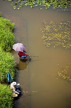 Fishermen. Sapporo, Hokkaido, Japan