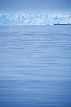 View over the sea to iceberg. Svalbard, Norway       (rr)