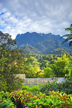 Mount Kinabalu.  Kinabalu National Park, Sabah, Borneo, Asia