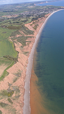 Otter Cove views looking at Budleigh Salterton. Devon, UK