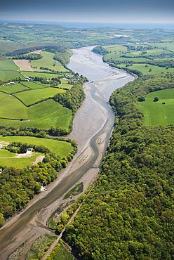 Fowey Estuary, Cornwall, England, United Kingdom, Europe 