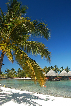 Intercontinental Tahiti Hotel beach apartments, Tahiti, French Polynesia.