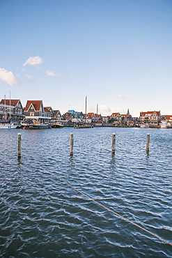 Volendam harbour, North Holland, The Netherlands (Holland), Europe